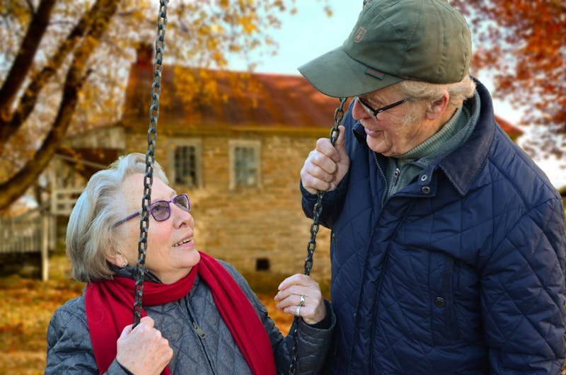 Growing old together.