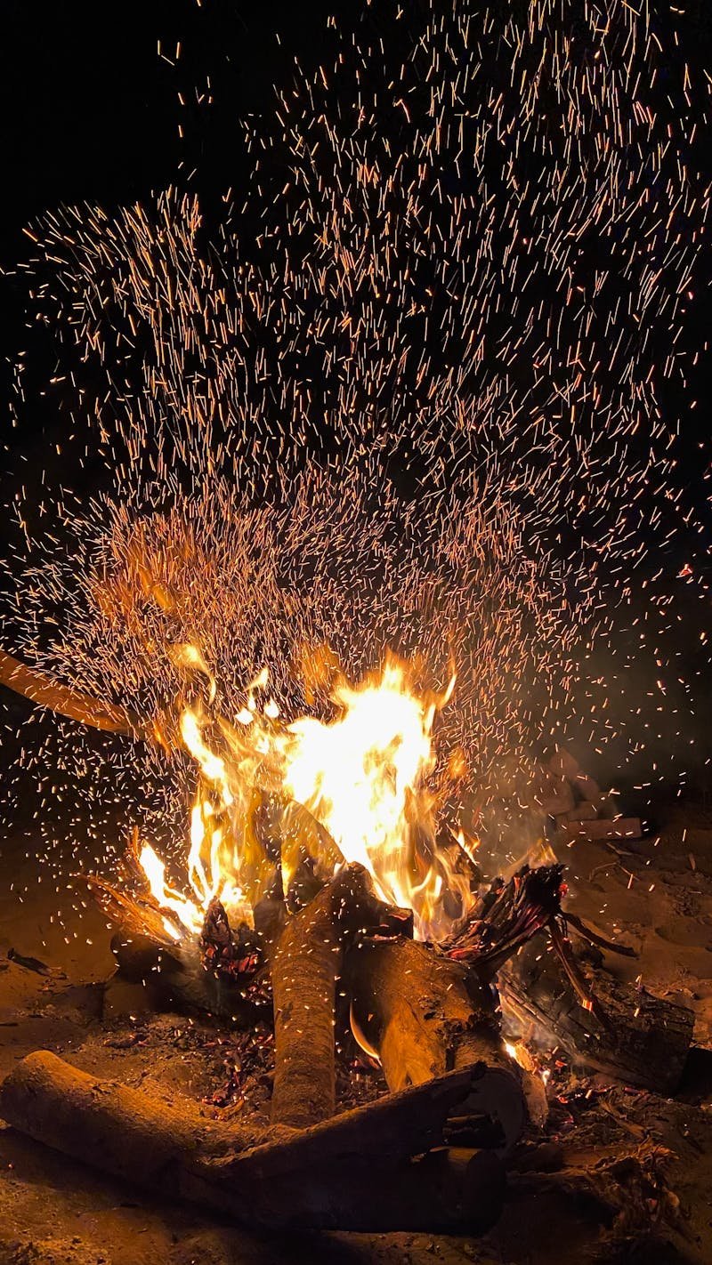It started with a bonfire.