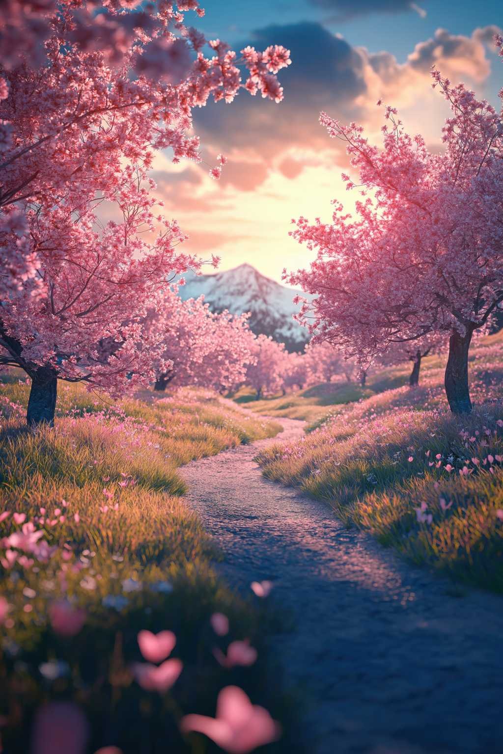 Where the Cherry Blossoms fall
